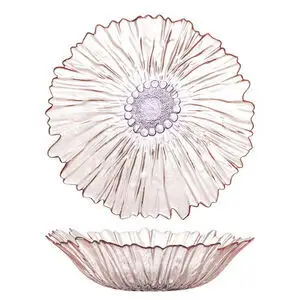 Bloomingville - Mariko Skål, Rosa, Glas