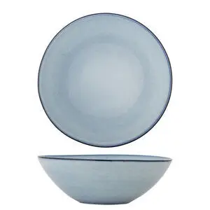 Bloomingville - Sandrine Skål, Blå, Stentøj