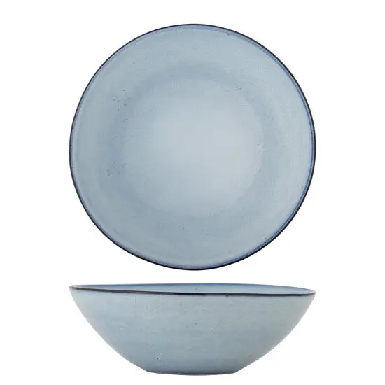 Bloomingville - Sandrine Skål, Blå, Stentøj