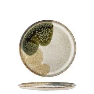 Bloomingville - Jules Tallerken, Grøn, Stentøj