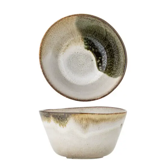 Bloomingville - Jules Skål, Grøn, Stentøj