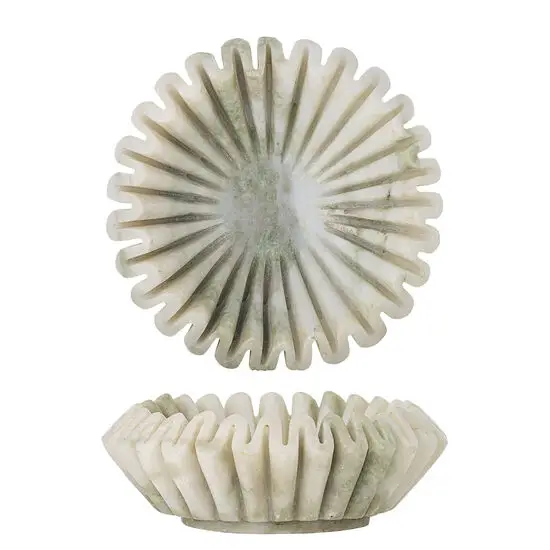 Bloomingville - Harmonia Skål, Grøn, Marmor