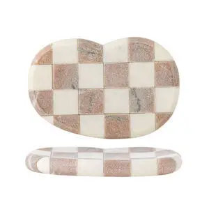 Bloomingville - Petrea Fad, Rosa, Marmor