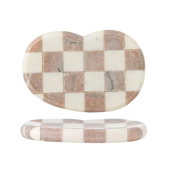 Bloomingville - Petrea Fad, Rosa, Marmor