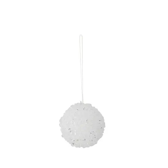Bloomingville - Nicolet Ornament, Hvid, Plastik