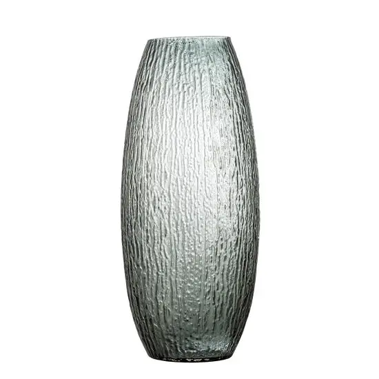 Bloomingville - Brock Vase, Grå, Glas