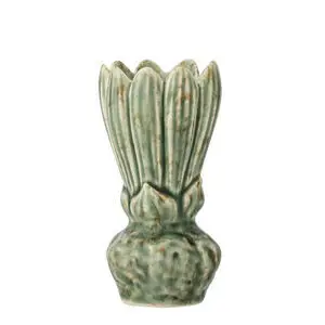 Creative Collection - Cyrill Vase, Grøn, Stentøj