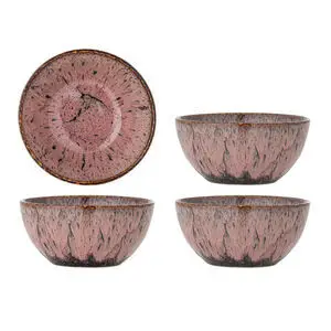 Creative Collection - Rayen Skål, Rosa, Stentøj