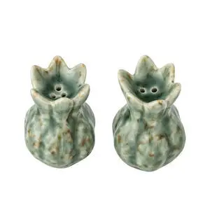 Creative Collection - Cyrill Salt & Pebersæt, Grøn, Stentøj