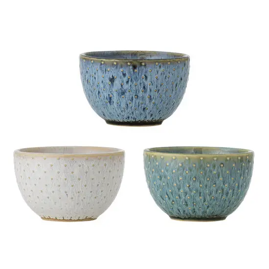 Creative Collection - Harriet Skål, Blå, Stentøj