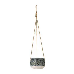 Creative Collection - Mowbray Hængeurtepotte, Blå, Stentøj