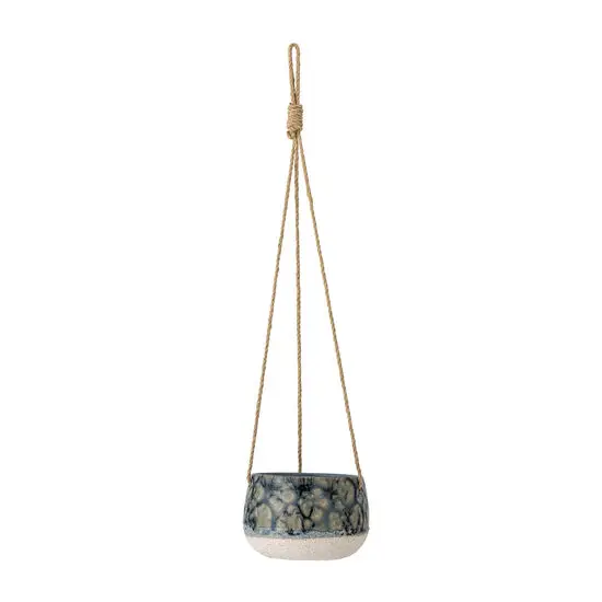 Creative Collection - Mowbray Hængeurtepotte, Blå, Stentøj