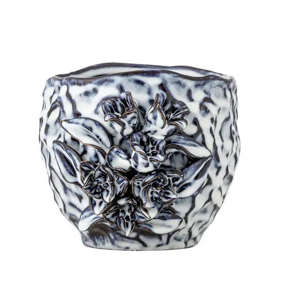 Creative Collection - Malina Urtepotteskjuler, Blå, Stentøj