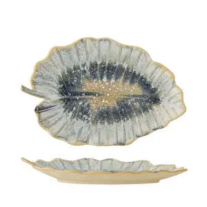 Creative Collection - Dorreen Serveringsfad, Blå, Stentøj