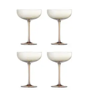 Bloomingville - Aston Cocktailglas, Bronze, Glas