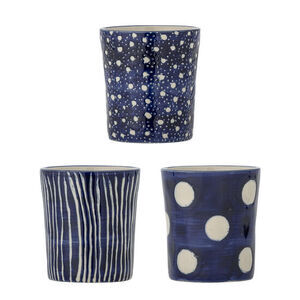 Creative Collection - Minoa Kop, Blå, Stentøj