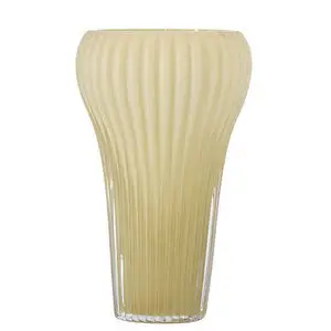 Bloomingville - Averie Vase, Gul, Glas
