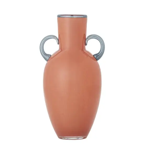 Bloomingville - Anniversary Vase, Orange, Glas