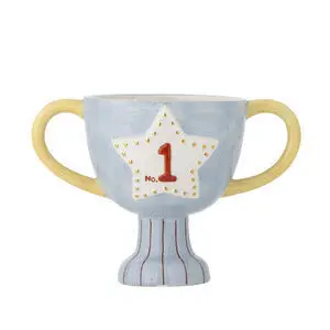 Bloomingville - Trophy Urtepotteskjuler, Blå, Keramik