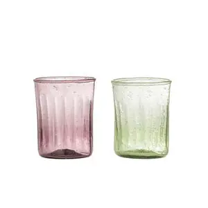 Bloomingville - Sunil Drikkeglas, Grøn, Glas