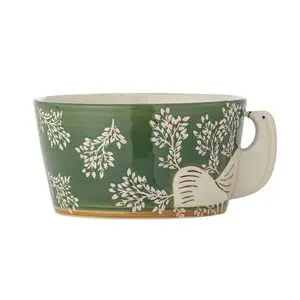 Bloomingville - Hezha Skål, Grøn, Stentøj