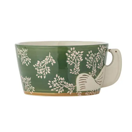 Bloomingville - Hezha Skål, Grøn, Stentøj