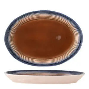 Bloomingville - Tatum Serveringsfad, Multifarvet, Stentøj