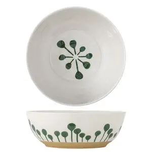 Creative Collection - Linora Skål, Grøn, Stentøj