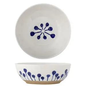 Creative Collection - Linora Skål, Blå, Stentøj