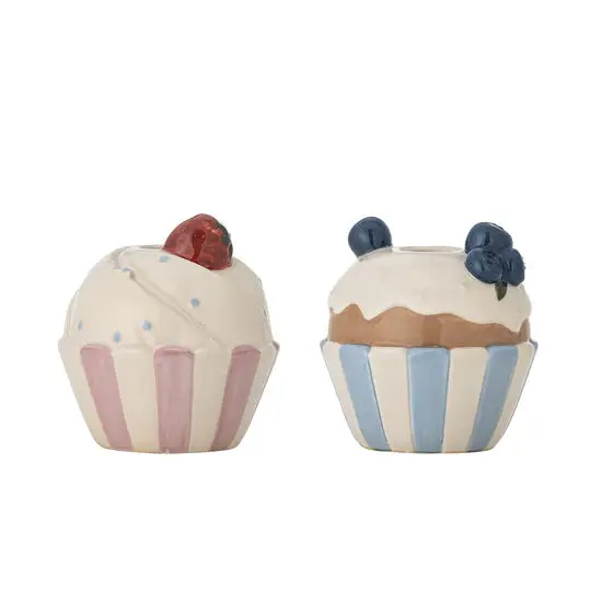 Bloomingville - Chip Lysestage, Multifarvet, Stentøj