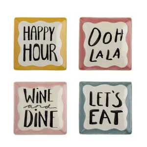 Bloomingville - Soline Tallerken, Multifarvet, Stentøj