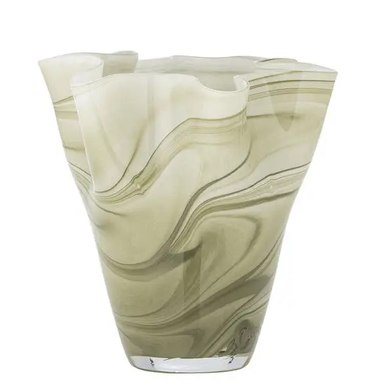 Creative Collection - Toryn Vase, Grøn, Glas