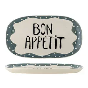 Bloomingville - Soline Serveringsfad, Multifarvet, Stentøj