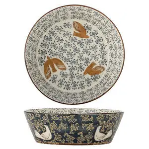 Bloomingville - Hezha Skål, Blå, Stentøj