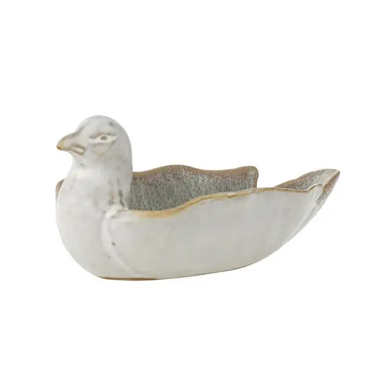 Creative Collection - Chirp Skål, Grøn, Stentøj