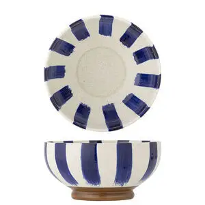 Creative Collection - Shakti Skål, Blå, Stentøj