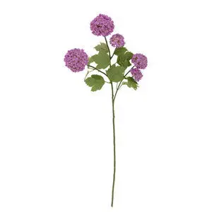 Bloomingville - Snowball Stilk, Lilla, Kunstige Blomster
