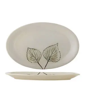 Creative Collection - Aubrin Serveringsfad, Natur, Stentøj