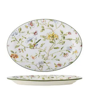 Creative Collection - Bloomie Serveringsfad, Multifarvet, Stentøj