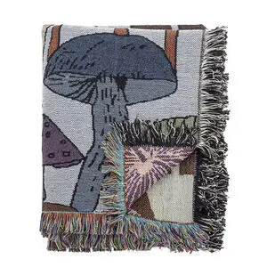 Bloomingville - Sonam Plaid, Multifarvet, Genanvendt Bomuld