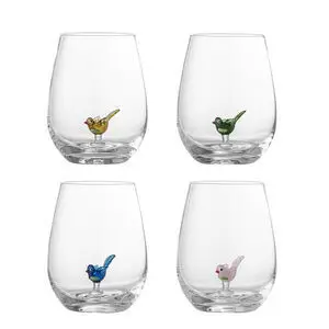Bloomingville - Misa Drikkeglas, Multipak, Multifarvet, Glas