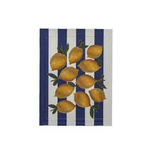Creative Collection - Limone Illustration med ramme, Multifarvet, Fyrretræ