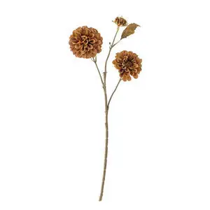 Bloomingville - Chrysantemum Stilk, Orange, Kunstige Blomster