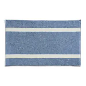 Hay - Bademåtte - W50 x L80 - Stripe Dusty Blue