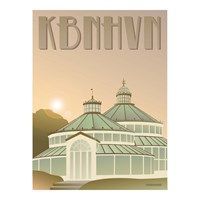 VISSEVASSE - Botanisk Have Plakat - 50x70 cm