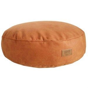 Image of Skriver Collection puf - Boxter - Light cognac Ø70