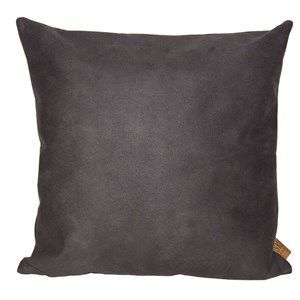 Image of Skriver Collection pude - Boxter pude i dark brown/grey 45x45