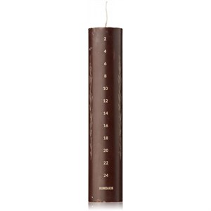 Humdakin - Kalenderlys, Mahogany - 100% allergivenlig og svanemærket stearin