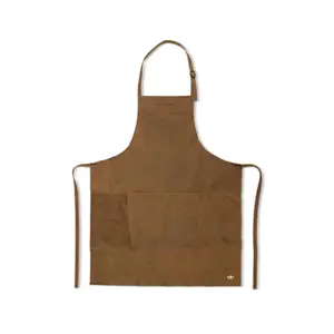 DutchDeluxes - Forklæde - Brushed Style - Vintage Camel Læder