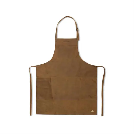 DutchDeluxes - Forklæde - Brushed Style - Vintage Camel Læder